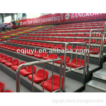 JUYI China Manufacturer Retractable Bleachers with plastic seats JY-706